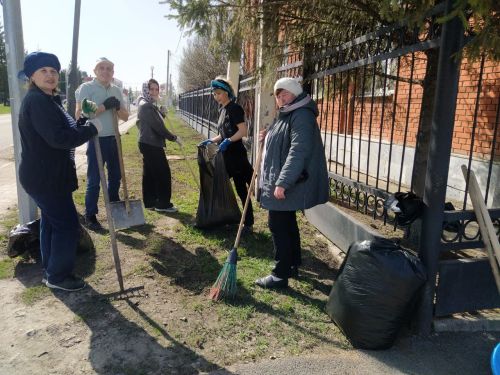 В Дрожжановском районе РТ продолжаются традиционные субботники